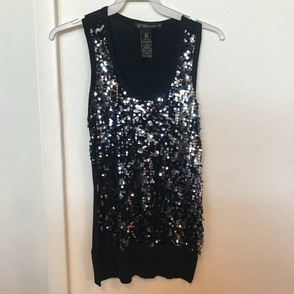 Sparkly sequin tank